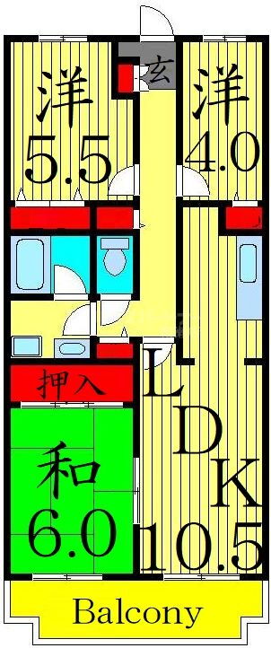 東京都足立区東和４ 北綾瀬駅 3LDK マンション 賃貸物件詳細
