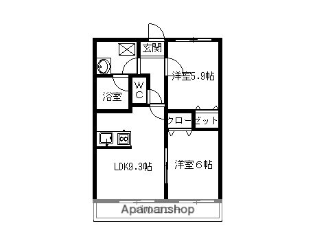 滋賀県東近江市東沖野１ 八日市駅 2LDK マンション 賃貸物件詳細