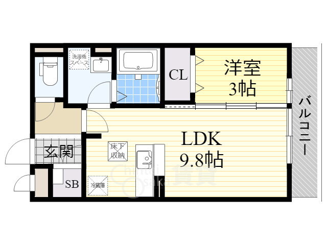 大阪府池田市神田４ 池田駅 1LDK アパート 賃貸物件詳細