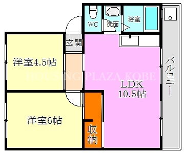兵庫県神戸市須磨区菅の台５ 名谷駅 2LDK マンション 賃貸物件詳細