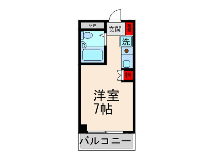 ドゥエルミヤザキ 4階 ワンルーム 賃貸物件詳細