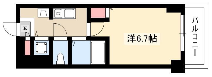 愛知県名古屋市西区那古野２ 国際センター駅 1K マンション 賃貸物件詳細