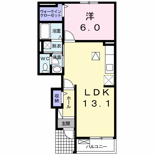 群馬県前橋市堀越町 大胡駅 1LDK アパート 賃貸物件詳細