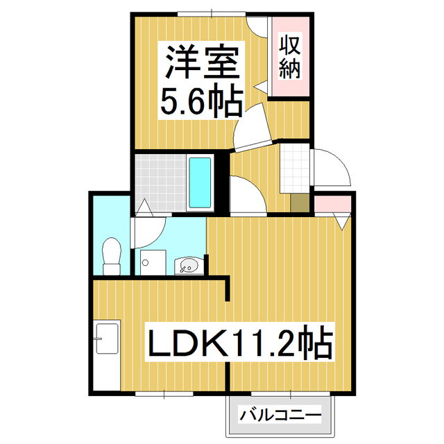 長野県松本市大字島立 信濃荒井駅 1LDK アパート 賃貸物件詳細