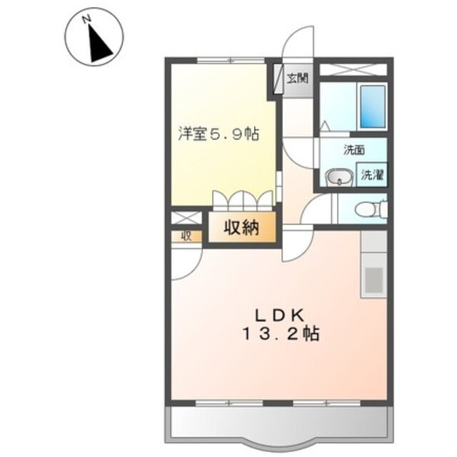 和歌山県和歌山市北島 和歌山市駅 1LDK アパート 賃貸物件詳細