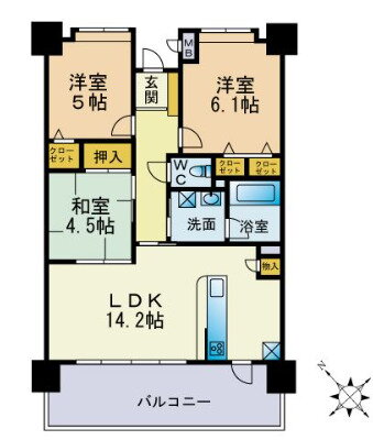 福岡県福岡市博多区上牟田１ 東比恵駅 3LDK マンション 賃貸物件詳細