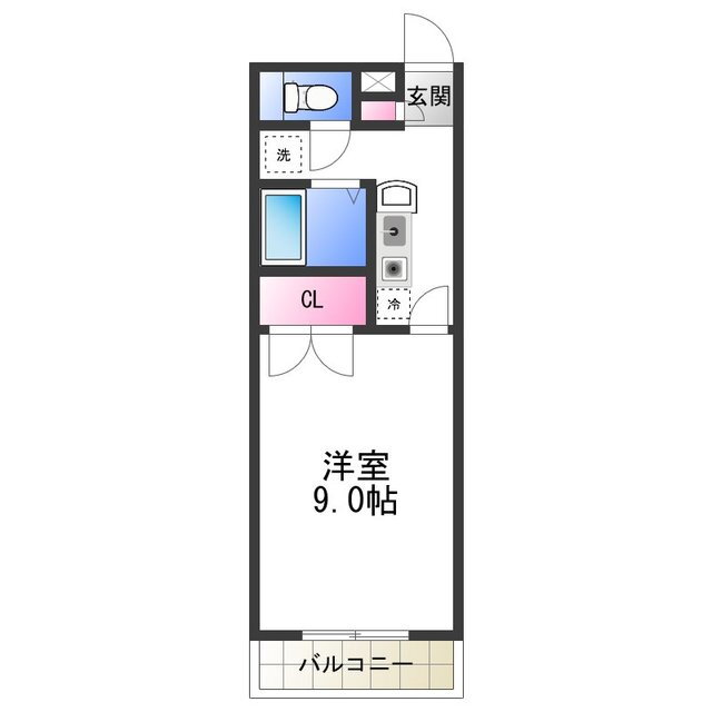 大阪府泉大津市助松町２ 北助松駅 1K アパート 賃貸物件詳細