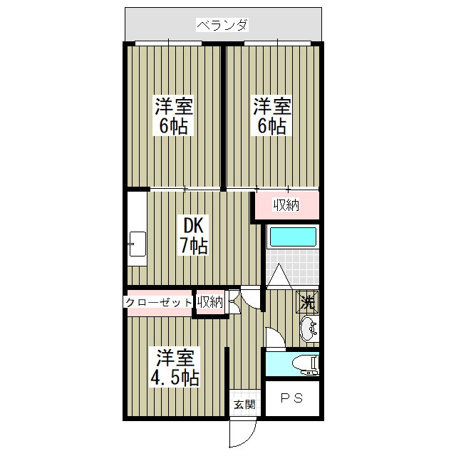 千葉県松戸市二十世紀が丘丸山町 北国分駅 3DK マンション 賃貸物件詳細