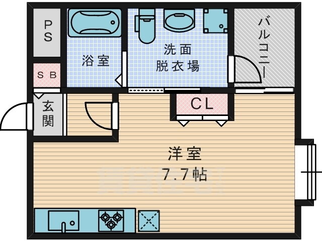 シャンテー宮之阪 3階 ワンルーム 賃貸物件詳細