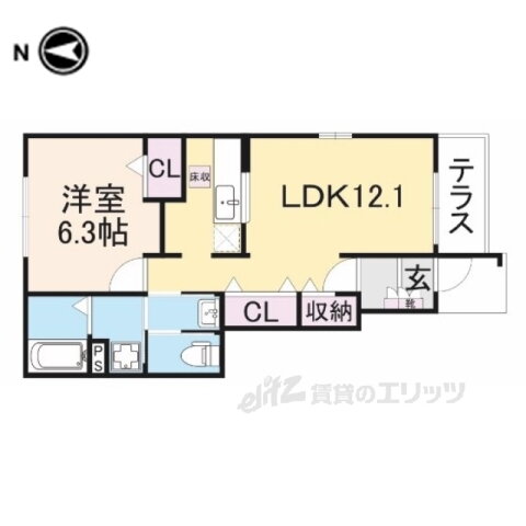 セレーノ３ 1階 1LDK 賃貸物件詳細