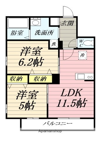 神奈川県藤沢市鵠沼花沢町 藤沢駅 2LDK マンション 賃貸物件詳細