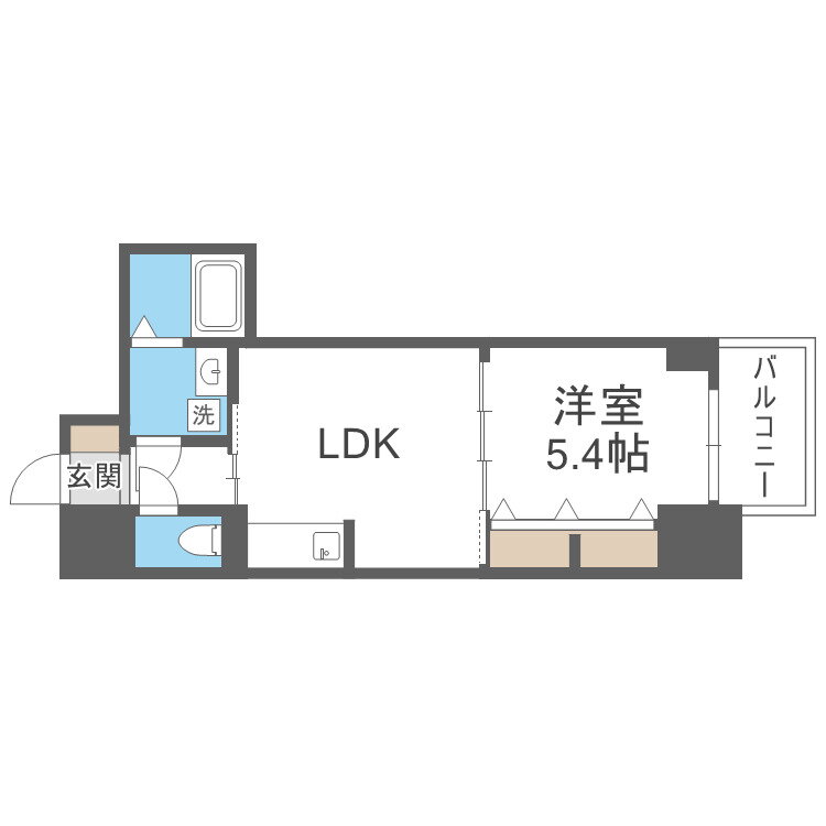 大阪府大阪市西区江之子島１ 阿波座駅 1LDK マンション 賃貸物件詳細