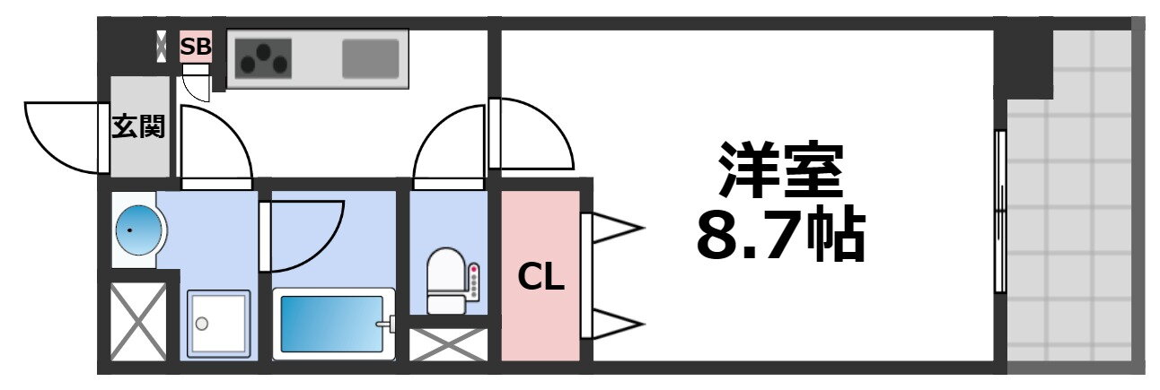 大阪府大阪市鶴見区放出東３ 放出駅 1K マンション 賃貸物件詳細