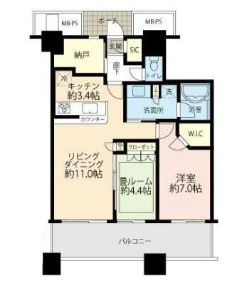 神奈川県横浜市西区高島２ 横浜駅 2LDK マンション 賃貸物件詳細
