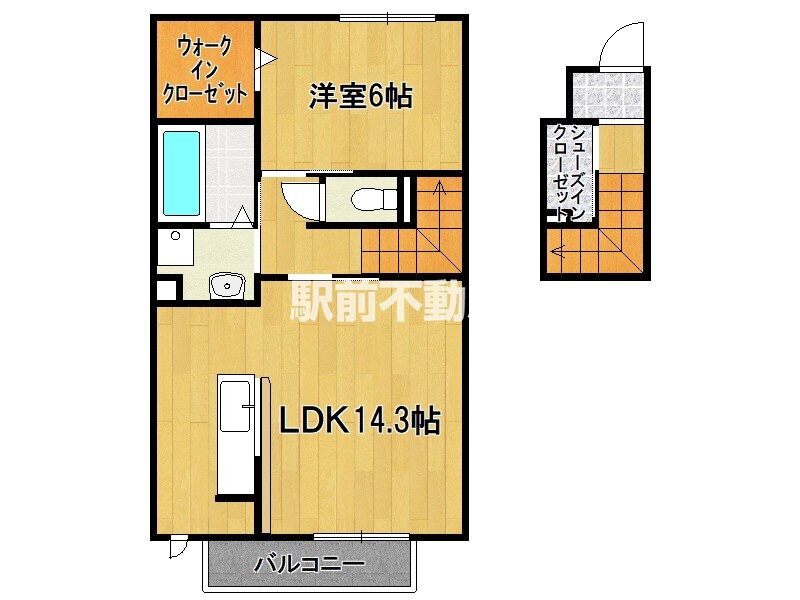 佐賀県佐賀市巨勢町大字牛島 1LDK アパート 賃貸物件詳細