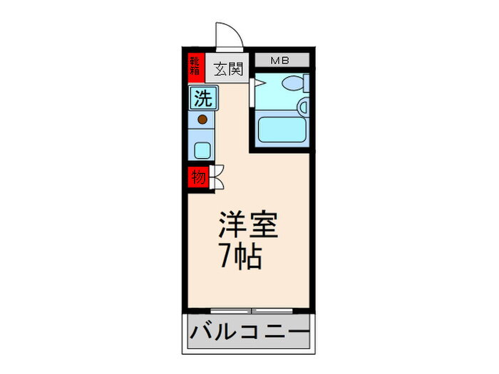 ドゥエルミヤザキ 4階 ワンルーム 賃貸物件詳細