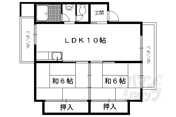 京都府京都市西京区川島有栖川町 桂駅 2LDK マンション 賃貸物件詳細