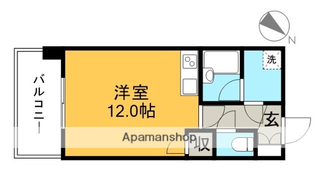 杉本ビル 3階 ワンルーム 賃貸物件詳細
