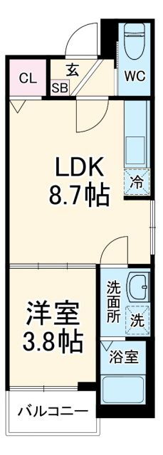 愛知県名古屋市中川区中郷２ 高畑駅 1LDK アパート 賃貸物件詳細