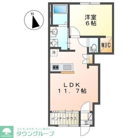 神奈川県海老名市中新田５ 社家駅 1LDK アパート 賃貸物件詳細