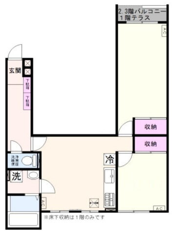 東京都大田区西蒲田４ 蓮沼駅 2LDK アパート 賃貸物件詳細