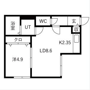 北海道札幌市豊平区月寒東二条１１ 福住駅 1LDK マンション 賃貸物件詳細