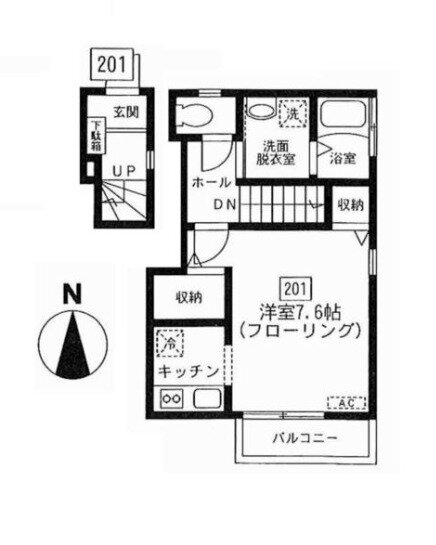 東京都世田谷区駒沢５ 駒沢大学駅 1K アパート 賃貸物件詳細
