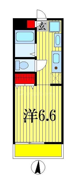 千葉県市川市田尻５ 原木中山駅 ワンルーム アパート 賃貸物件詳細
