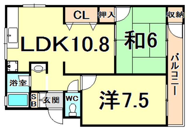 兵庫県西宮市天道町 甲子園口駅 2LDK マンション 賃貸物件詳細