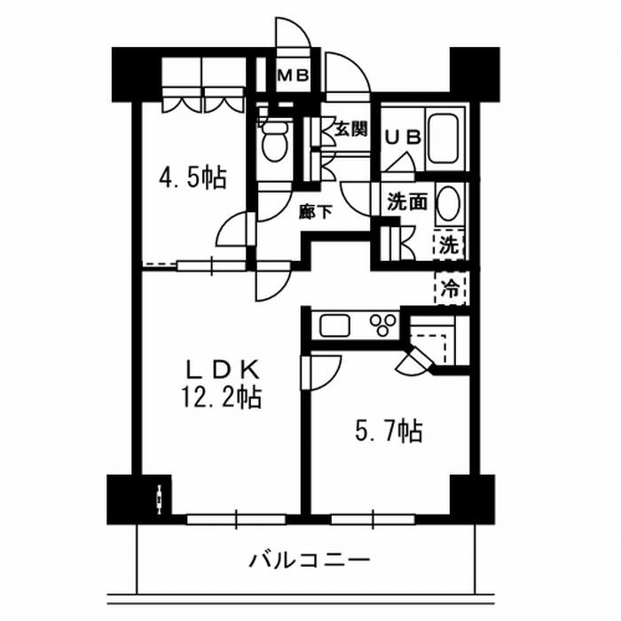 東京都杉並区堀ノ内１ 方南町駅 2LDK マンション 賃貸物件詳細