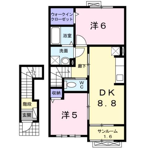 福井県大野市泉町 越前大野駅 2DK アパート 賃貸物件詳細