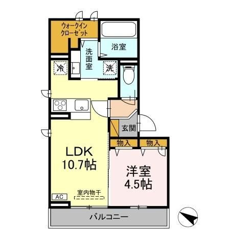 茨城県つくば市東新井 つくば駅 1LDK アパート 賃貸物件詳細