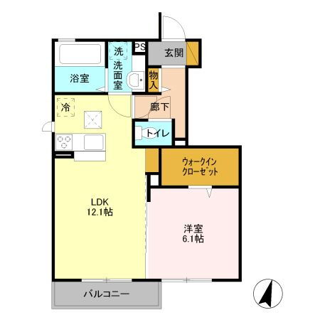 栃木県栃木市箱森町 新栃木駅 1LDK アパート 賃貸物件詳細