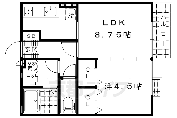 滋賀県大津市大将軍１ 瀬田駅 1LDK アパート 賃貸物件詳細