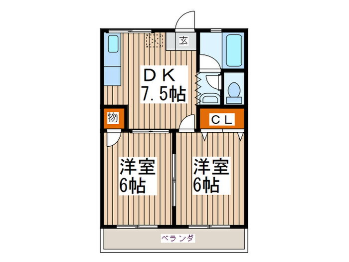 中村ハイツ 3階 2DK 賃貸物件詳細