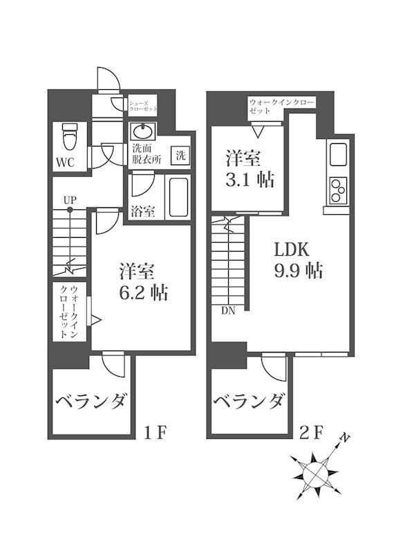 福岡県福岡市博多区博多駅南３ 博多駅 2LDK マンション 賃貸物件詳細