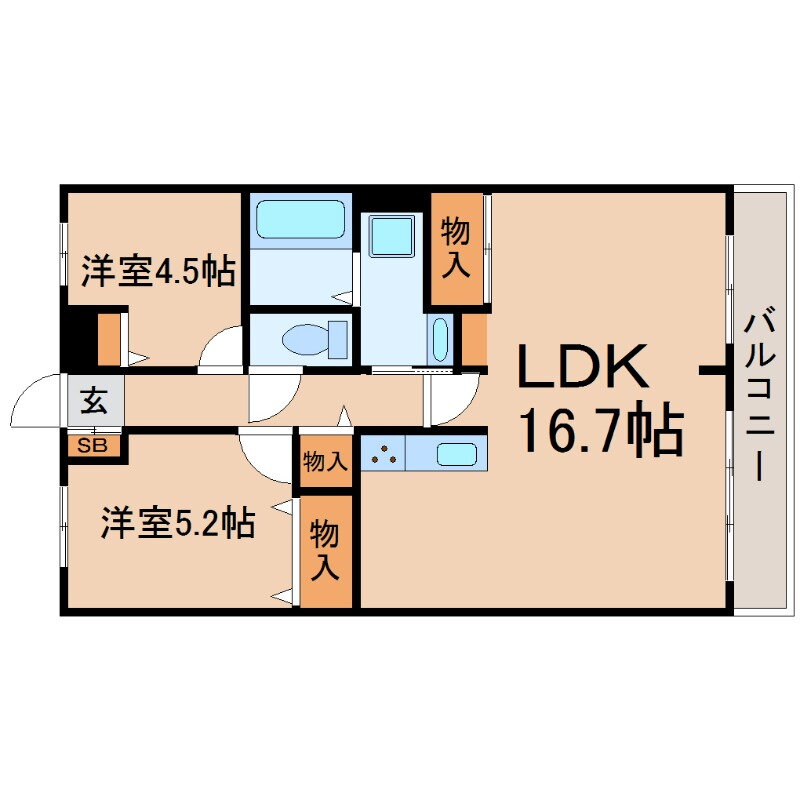 兵庫県尼崎市食満３ 猪名寺駅 2LDK マンション 賃貸物件詳細