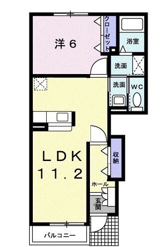 福島県福島市瀬上町字谷地 瀬上駅 1LDK アパート 賃貸物件詳細