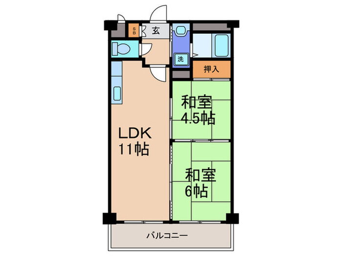 兵庫県尼崎市若王寺１ 塚口駅 2LDK マンション 賃貸物件詳細