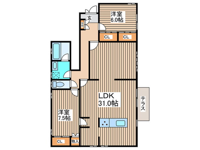 東京都練馬区向山３ 豊島園駅 2LDK アパート 賃貸物件詳細