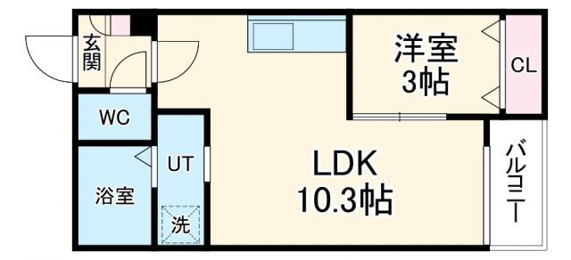愛知県蒲郡市港町 蒲郡駅 1LDK アパート 賃貸物件詳細
