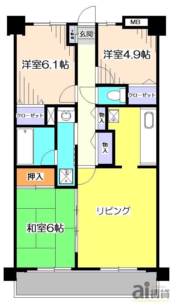 埼玉県和光市白子１ 成増駅 3LDK マンション 賃貸物件詳細