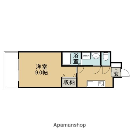 島根県松江市東朝日町 松江駅 1K マンション 賃貸物件詳細