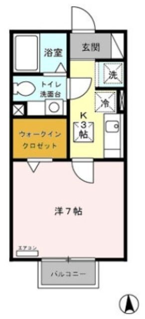 千葉県四街道市栗山 四街道駅 1K アパート 賃貸物件詳細