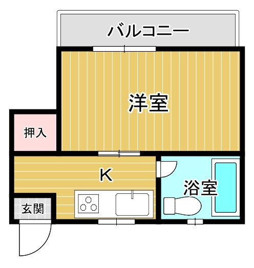 宮崎県宮崎市中村西２ 南宮崎駅 1K アパート 賃貸物件詳細