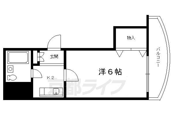 京都府京都市左京区一乗寺地蔵本町 一乗寺駅 1K マンション 賃貸物件詳細