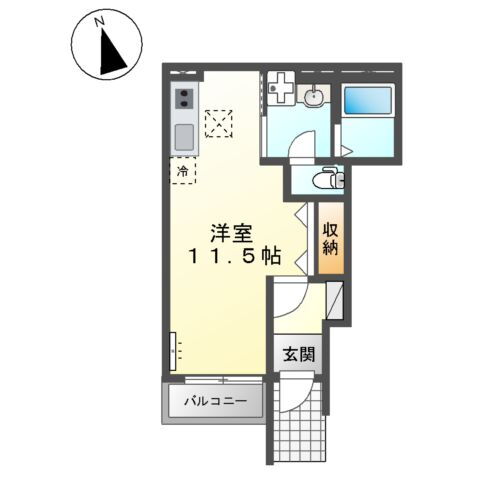 岡山県岡山市中区赤坂本町 西川原駅 ワンルーム アパート 賃貸物件詳細