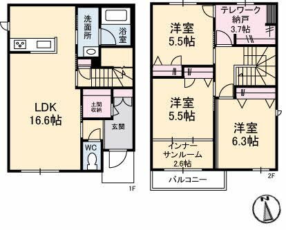 香川県高松市木太町 林道駅 3SLDK 一戸建て 賃貸物件詳細