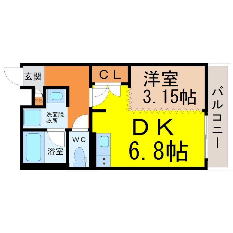 愛知県名古屋市中川区八熊通６ 尾頭橋駅 1DK マンション 賃貸物件詳細