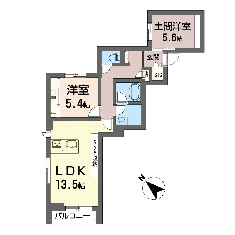 神奈川県横浜市港北区大倉山４ 大倉山駅 2LDK マンション 賃貸物件詳細